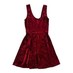 RED VELVET DRESS